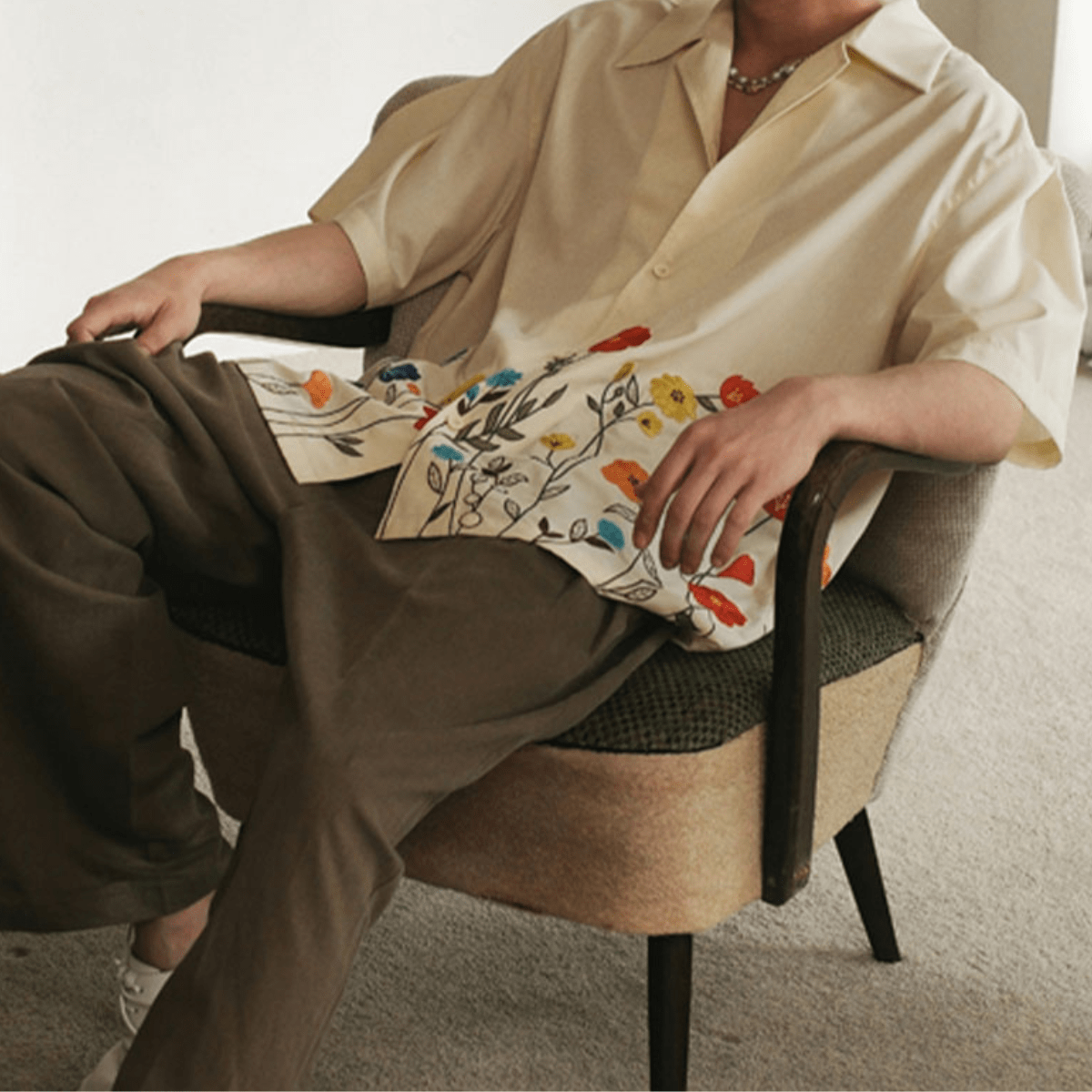 Noah|Chemise pour hommes à motif floral