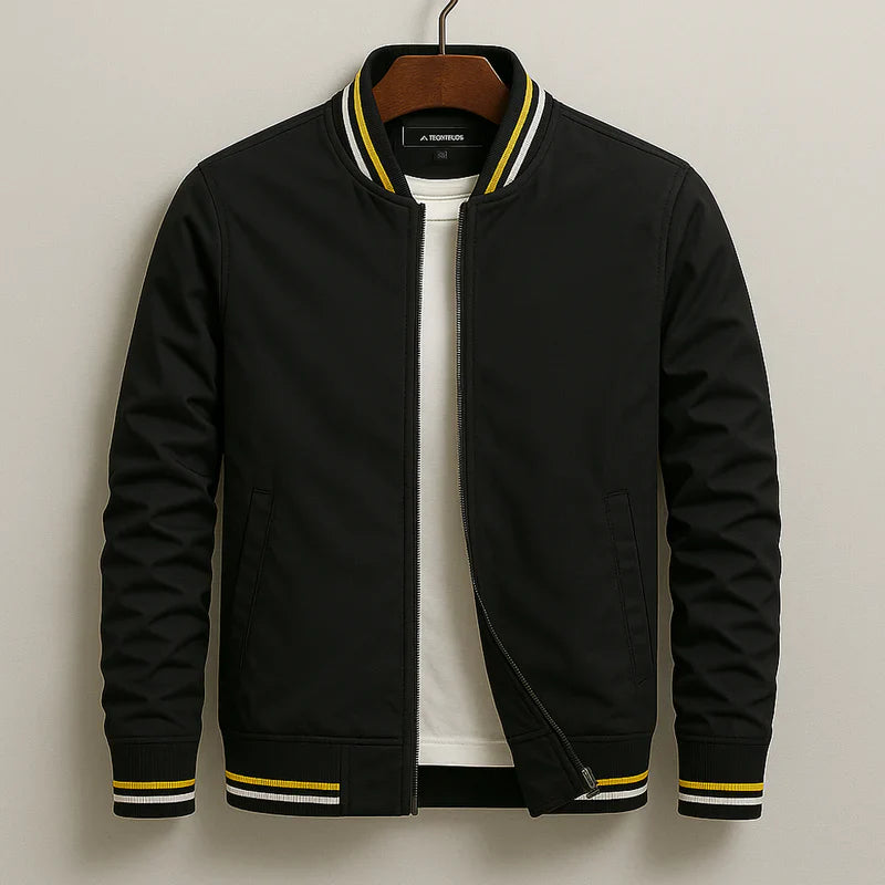 Maverick™ - Stylish Striped Bomber Jacket