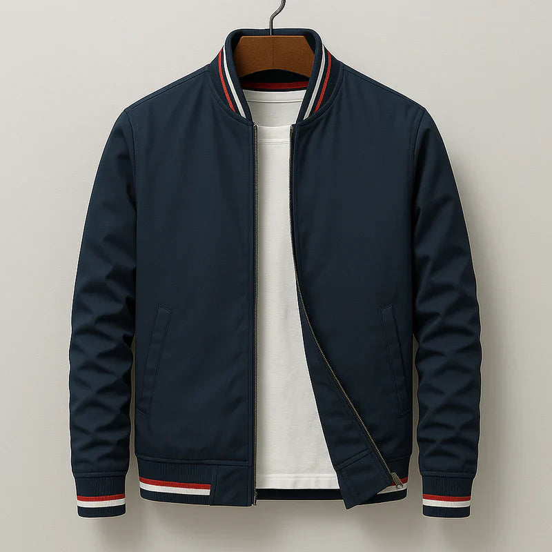 Maverick™ - Stylish Striped Bomber Jacket