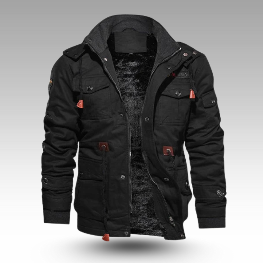 Veyro™ - Sleek Modern Jacket with Lining & Multiple Pockets