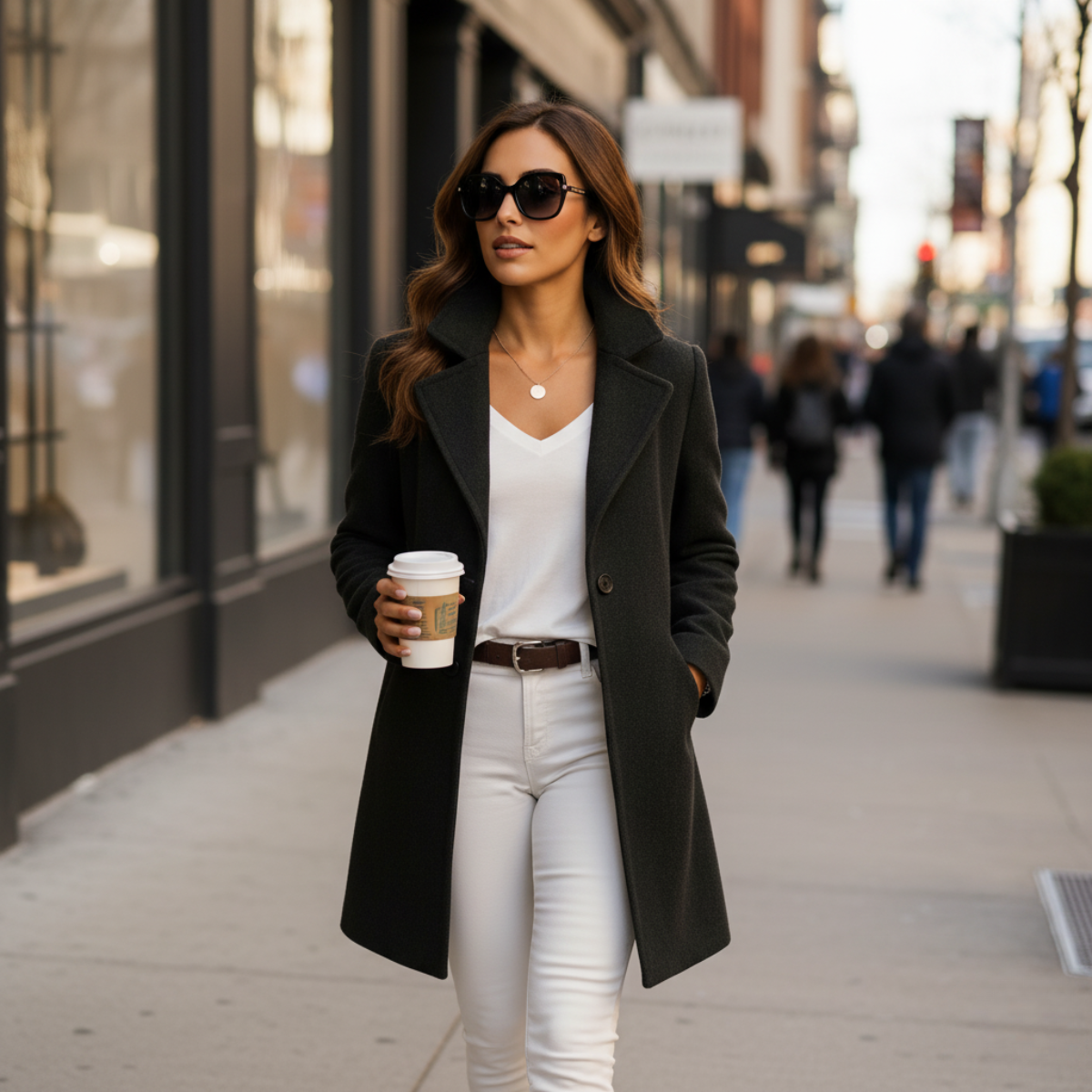 Amara™ | Elegant Wool Coat