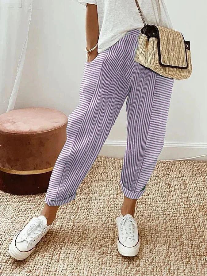Lily - Striped Lily Pants