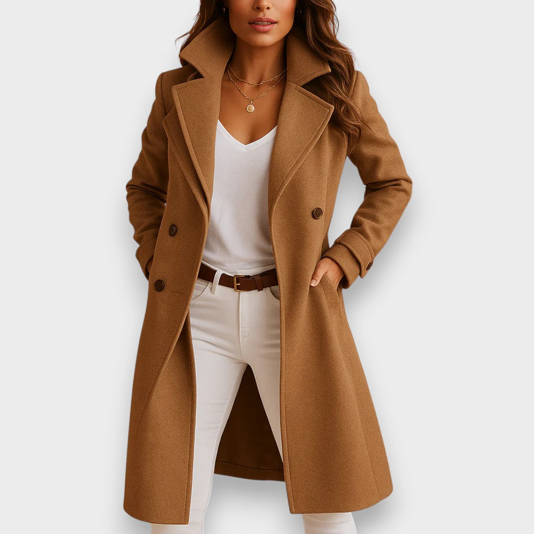 Amara™ | Elegant Wool Coat
